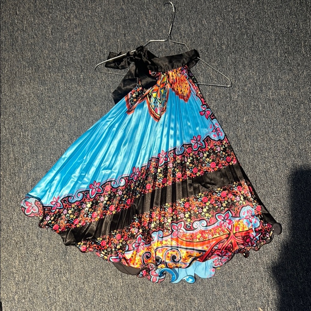 Colorful Bohemian Halter Dress